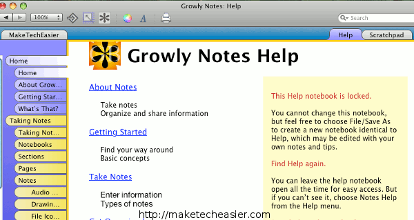 Growly notes is the onenote for mac